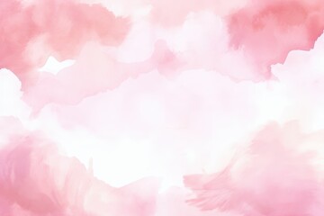 Poster - soft watercolor pink background with gentle blush hues ideal for elegant designs and creative projec