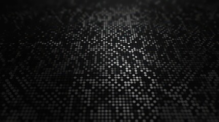 Poster - Abstract Dark Gray Digital Data Background