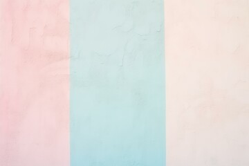 Poster - Soft pastel colors form vertical stripes on a textured wall