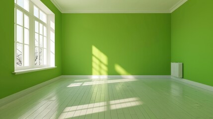 Poster - Brand-new, empty apartment with freshly painted walls and clean floors stock photo --ar 16:9 --style raw --v 6 Job ID: 0db97d2e-2986-4a0a-9876-e8d7e1c6f402