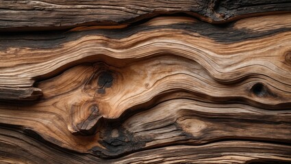 Poster - Natural wood texture showcasing rich grains and organic patterns ideal for interior design or rustic decor concepts.