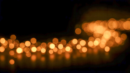 Poster - Soft Glowing Bokeh Lights Creating a Warm Ambiance for Festive Occasions and Cozy Atmospheres in Elegant Background Setting