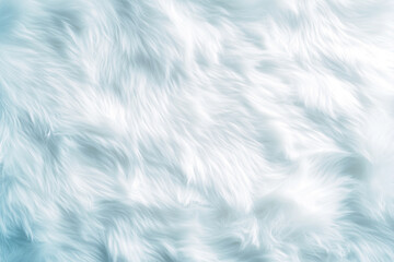 Poster - Soft white fur texture creating a cozy and inviting atmosphere in a serene setting
