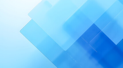 Poster - Abstract Blue Gradient Design with Layered Transparent Shapes for Modern Backgrounds and Creative Visual Projects