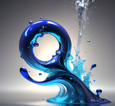 Effect Energy Ball Sphere.Cartoon blue lightning thunder and storm thunderbolt strike thunderstorm bolts. Cartoon electric flash effects and lightning sparks background with energyd.generative ai