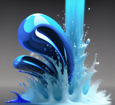 Effect Energy Ball Sphere.Cartoon blue lightning thunder and storm thunderbolt strike thunderstorm bolts. Cartoon electric flash effects and lightning sparks background with energyd.generative ai