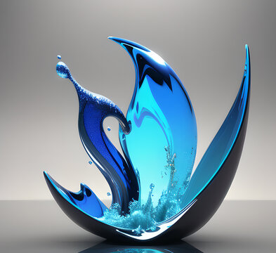 Effect Energy Ball Sphere.Cartoon blue lightning thunder and storm thunderbolt strike thunderstorm bolts. Cartoon electric flash effects and lightning sparks background with energyd.generative ai