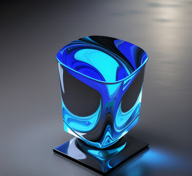 Effect Energy Ball Sphere.Cartoon blue lightning thunder and storm thunderbolt strike thunderstorm bolts. Cartoon electric flash effects and lightning sparks background with energyd.generative ai