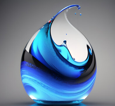 Effect Energy Ball Sphere.Cartoon blue lightning thunder and storm thunderbolt strike thunderstorm bolts. Cartoon electric flash effects and lightning sparks background with energyd.generative ai