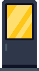 Aufkleber - Modern interactive kiosk providing information and services through touch screen technology in a public area