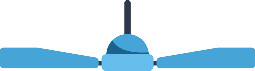 Poster - Modern ceiling fan providing ventilation and cooling airflow in a contemporary interior setting
