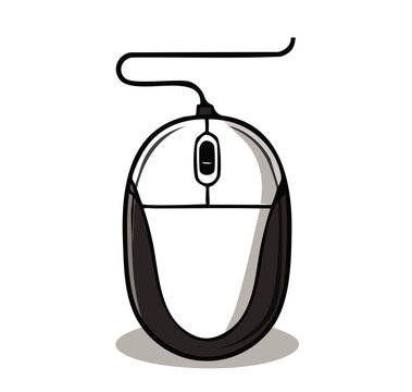 Computer mouse vector graphic