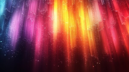 Leinwandbilder - Vibrant Chaos of Jagged Lines in an Explosion of Color at Dynamic Angles
