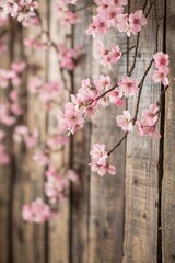 Poster - A close-up shot of a bunch of pink flowers, great for use in still life photography or as a background element