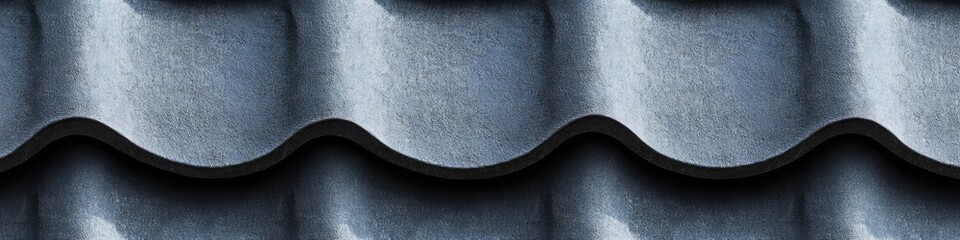 Aufkleber - Close-up shot of a metal roof with intricate details and texture