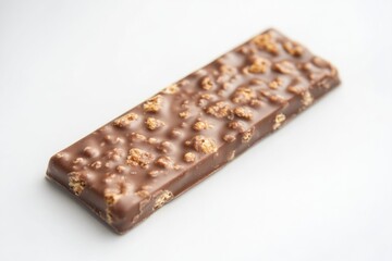 Poster - A delicious-looking chocolate bar topped with nuts, perfect for snacking or as a gift