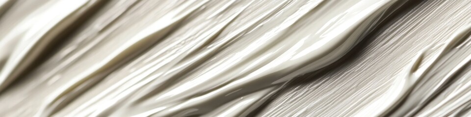 Poster - A close-up shot of a plain white wall with no decorations or markings