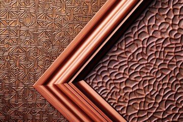 Aufkleber - A detailed view of a picture frame attached to a wall, providing a unique perspective