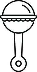 Poster - simple beanbag rattle is making soothing sounds, perfect for calming a newborn
