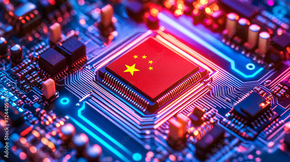 Visualization of China's role in the global AI race and technological ...