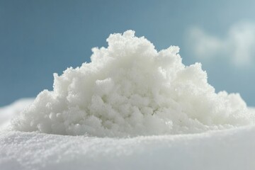 Aufkleber - A mountainous pile of snow sits atop another, showcasing the power of winter weather