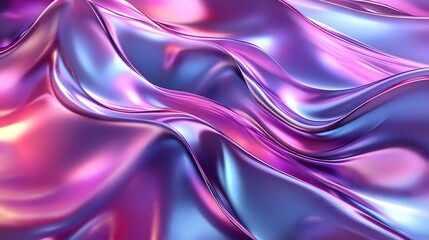 Poster - Mesmerizing abstract background showcasing fluid dynamics in a captivating display of vibrant iridescent colors that seemingly flow and swirl in an ever changing mesmerizing pattern