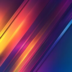 Poster - Vibrant abstract motion background with dynamic gradient pattern and geometric lines  Colorful digital art design with bright vivid light and technology inspired elements