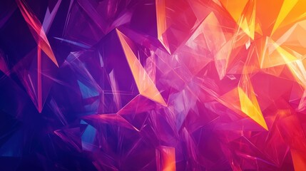 Poster - a colorful kaleidoscope pattern with shifting shapes and vibrant hues