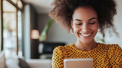 Poster - A company sharing customer success stories on social media, highlighting how their product or service has improved lives, using testimonials and real-life examples