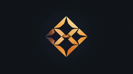 Leinwandbilder - logo design for a tech company, using sleek and modern fonts, combined with geometric symbols to convey innovation and technological advancement
