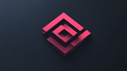 Leinwandbilder - logo design for a tech company, using sleek and modern fonts, combined with geometric symbols to convey innovation and technological advancement