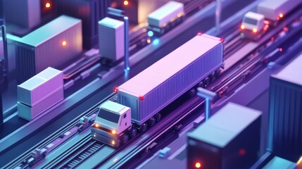 Poster - a data-driven supply chain system that tracks inventory levels, shipment statuses, and product deman