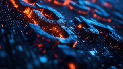 Poster - NFT artwork, where collectors can purchase and interact with the art using blockchain technology