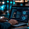 © Rupak - Cybersecurity expert analyzing data on advanced security interface image