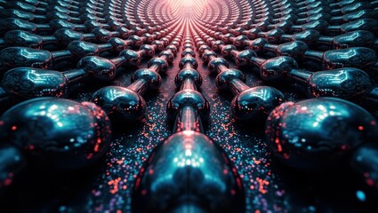 Aufkleber - Science fiction pattern wallpaper