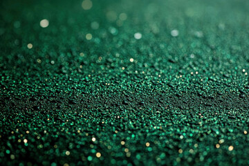 Poster - Green Glitter Background