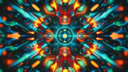 Aufkleber - Science fiction pattern wallpaper