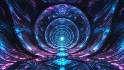 Poster - light tunnel