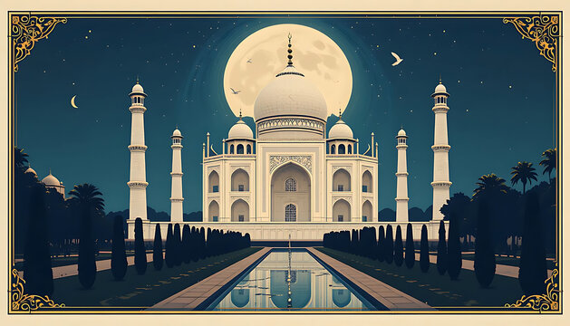 A lone man praying in a mosque,Arabesque lantern,ramadan kareem islamic greeting card background,Ramadan Mubarak,Ramadan,Romjan,background image