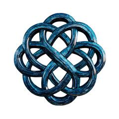 An intricate Celtic knot, representing Irish heritage and unity