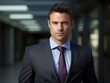 © Maryna - Confident Corporate Manager Portrait. Successful Businessman with Photogenic Smile and Determination