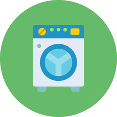 Sticker - Washing Machine Icon