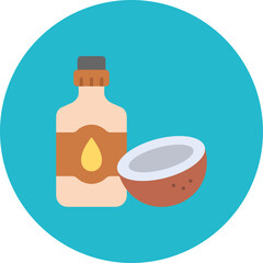 Poster - Coconut Oil Icon