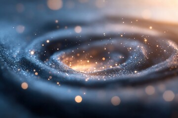 Poster - Cosmic dust swirls in a dynamic composition, illuminated by vibrant streaks of light that enhance the energetic yet ethereal atmosphere, perfect for adding intriguing text