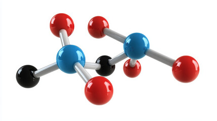 Poster - Molecule icon, science or chemistry technology, medical and chemical research vector symbol. Molecular DNA or molecule atom icon for biotechnology, pharmacy medicine laboratory or genetic tech bio lab