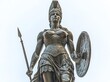 © Angelina - The Statue of Athena, an ancient Greek representation of the goddess of wisdom and knowledge as a warrior with a helmet, shield, and spear, can be seen when you travel to Athens, Greece.