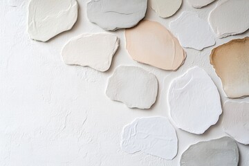 Poster - Soft structural details and muted colors create a calming aesthetic, perfect for enhancing Scandinavian-style interior design in any living space