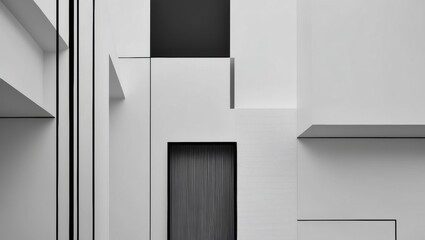 Aufkleber - Minimalist Architecture Photography