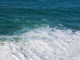 Wall Mural - sea waves on the beach