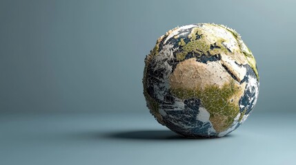 Poster - Blockchain technology futuristic HUD background featuring a world globe and a blockchain polygon peer-to-peer network. Global cryptocurrency blockchain business banner concept